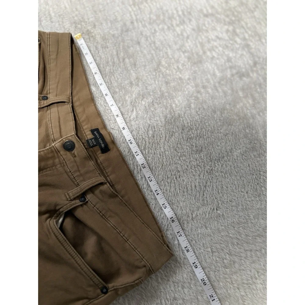 Banana Republic Men's Tapered Brown Chino Pants 36x29 Act (36x27)‎ Pants